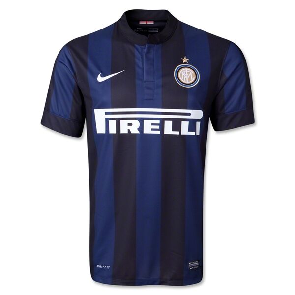 13-14 Inter Milan 26 Chivu Home Soccer Jersey Shirt - Official