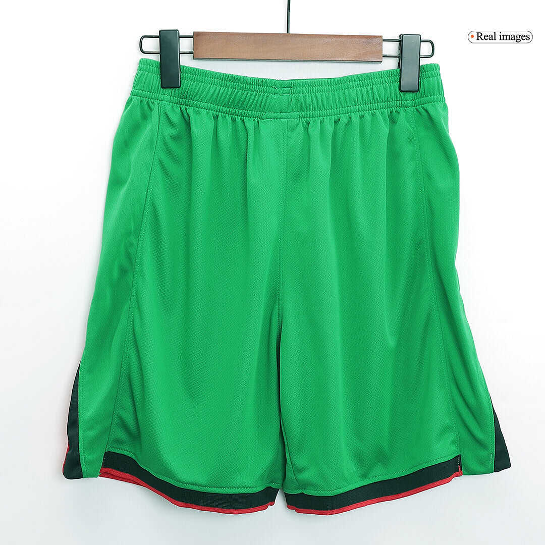 Portugal Home Soccer Shorts Euro 2024 Authentic Kit