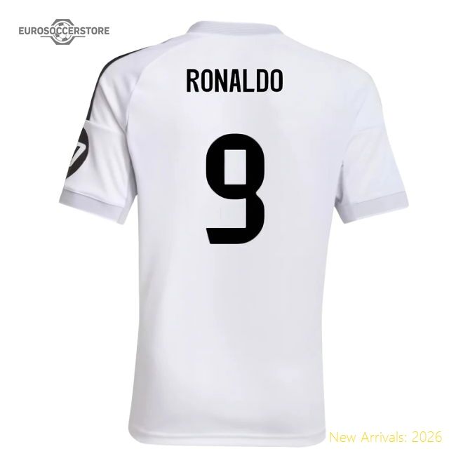 Luxury 2025-2026 Real Madrid First Jersey (kids) (ronaldo 9)