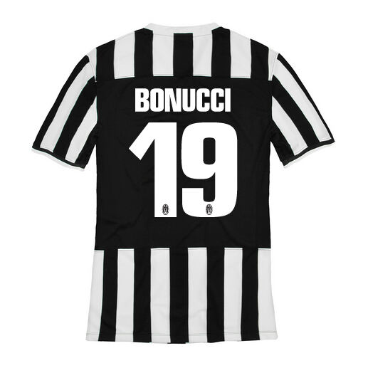 13-14 Juventus 19 Bonucci Home Jersey Shirt - Official Replica 1507