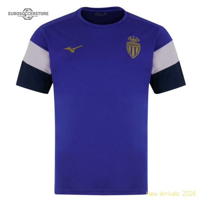 Professional-Grade 2025-2026 As Monaco Pre Match Shirt (Blue) (Your