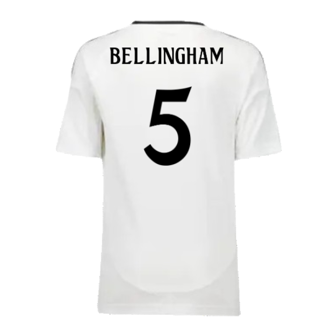 Bellingham 5 Real Madrid Soccer Club Sophisticated Home Football Shirt