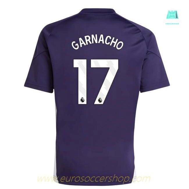 2025-2026 Man Utd Training Jersey (Aurora Plum) - Kids (Garnacho 17)