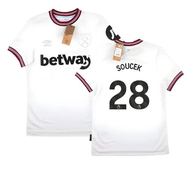 SOUCEK 28 High Quality West Ham 2023-2024 Away Shirt