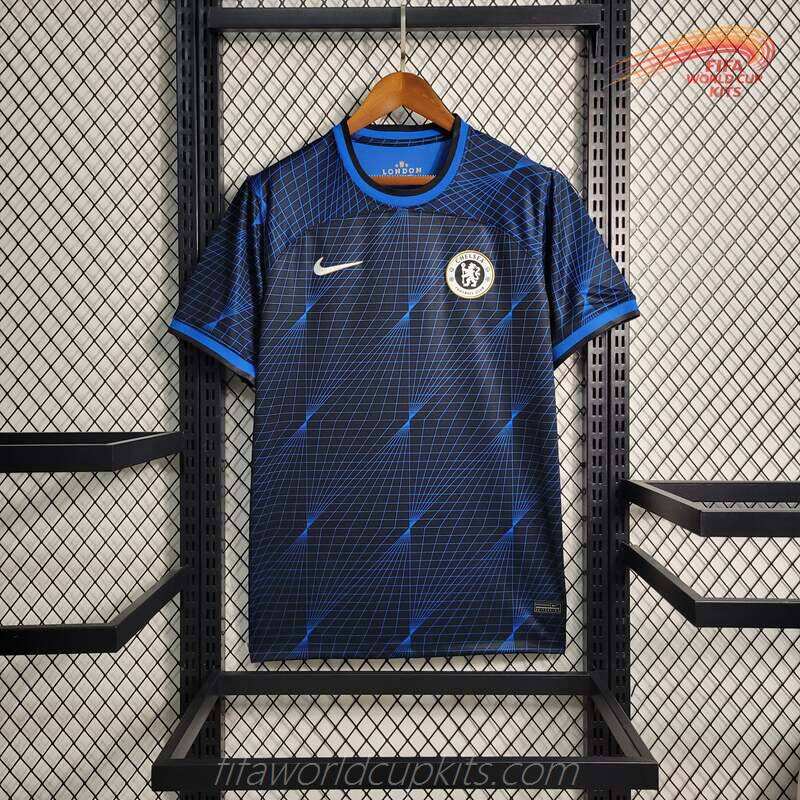 Chelsea 23-24 Away Black/Blue Football Kit