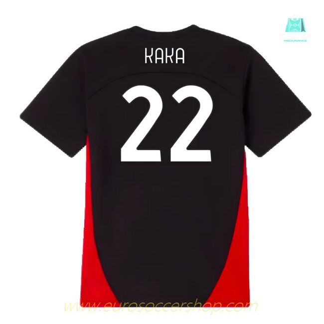 2024-2025 AC Milan Training Shirt (Black) - Kids (Kaka 22)
