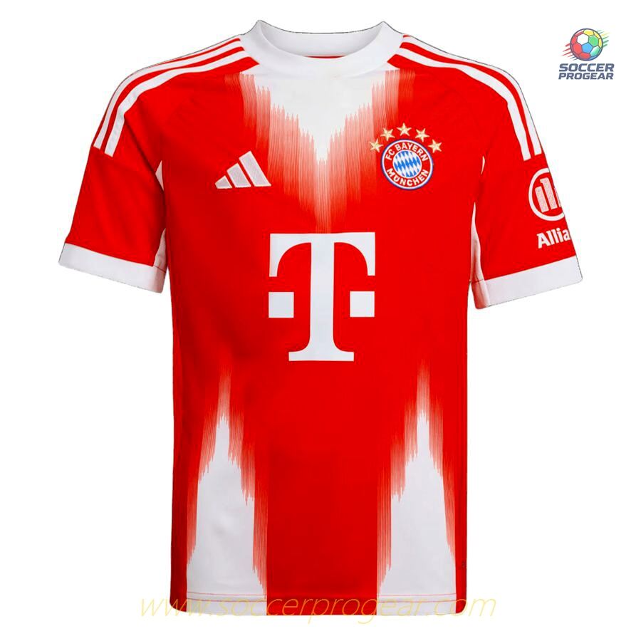 Bayern Munich Youthren's Home Team Football Jersey 2025/26 Collection