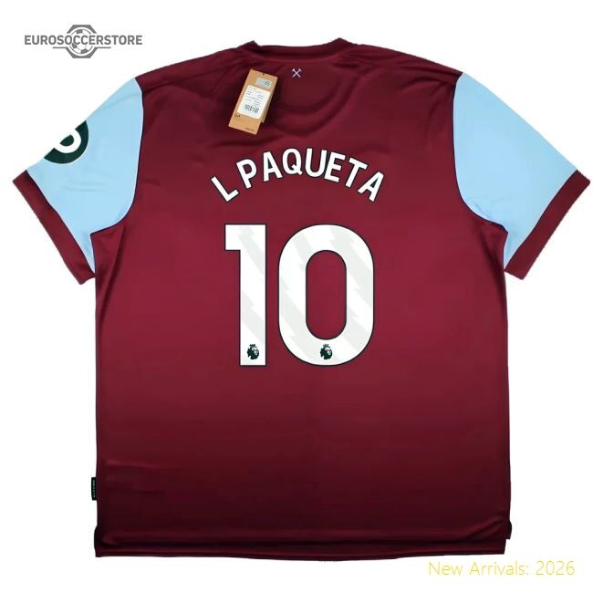 Pro-level Uk Premier West Ham L Paqueta Home Jersey Nike Dri-fit