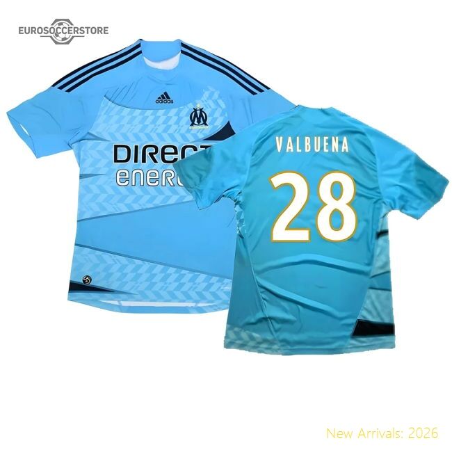 Match-Day Marseille 2009-10 Away Shirt ((Excellent) M) (Valbuena 28)