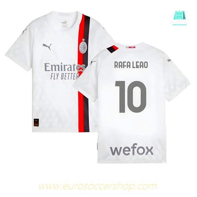 2023-2024 AC Milan Away Shirt (Kids) (Rafa Leao 10)