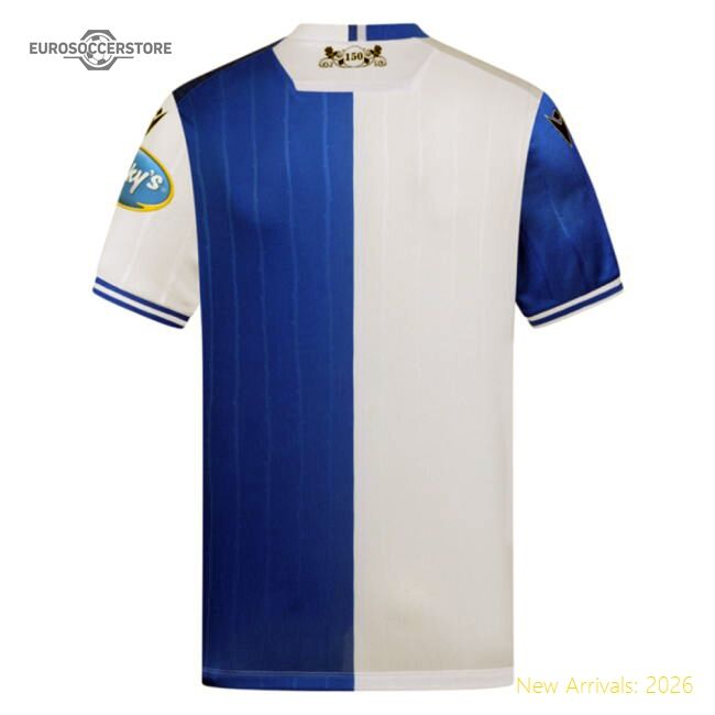 Official 2025-2026 Blackburn Rovers Home Shirt - Premium Quality