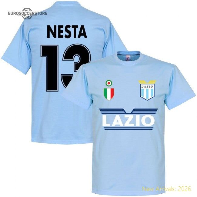 Best-Selling Premium Lazio Nesta 13 Team T-Shirt - Sky