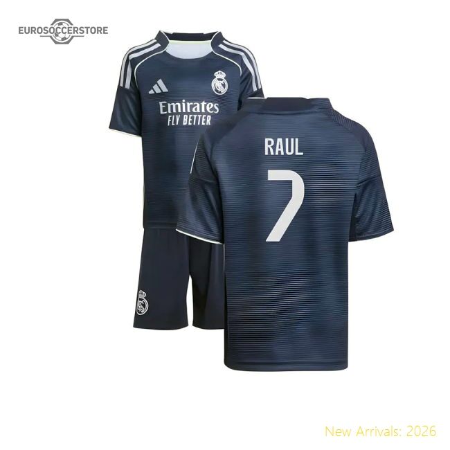 2025-2026 Real Madrid Away Mini Kit (raul 7) - Reasonable Price