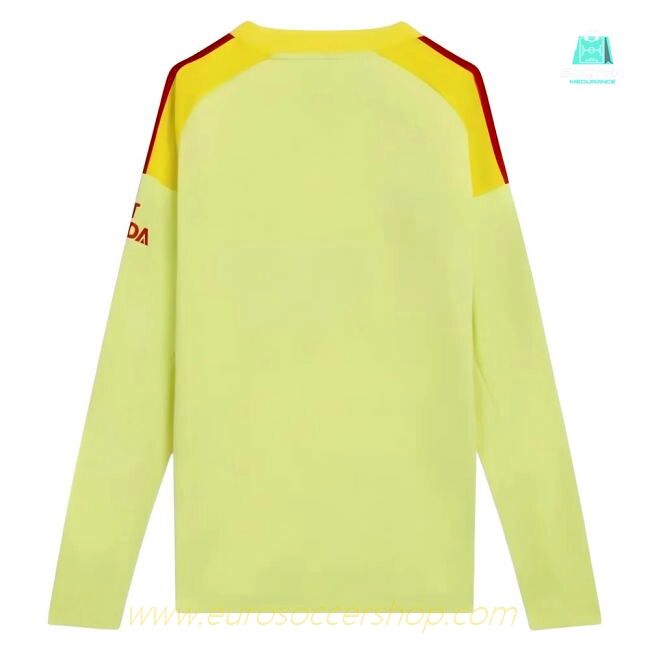 2025-2026 Arsenal Home Goalkeeper Shirt (Yellow) - Kids