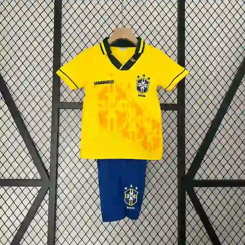 1993-1994 Kids Brazil Jersey retro kit