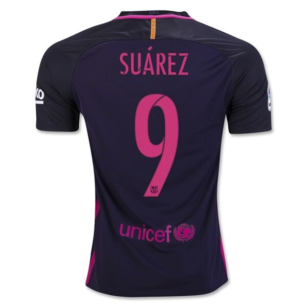 Barcelona 201617 Away SUAREZ 9 Shirt - Official Replica 11917