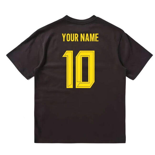 2025-2026 BVB Retro Shirt (Black) (Your Name) Reinforced Seams