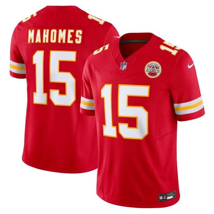 Men's Kansas City Chiefs Patrick Mahomes Nike Red Vapor F....