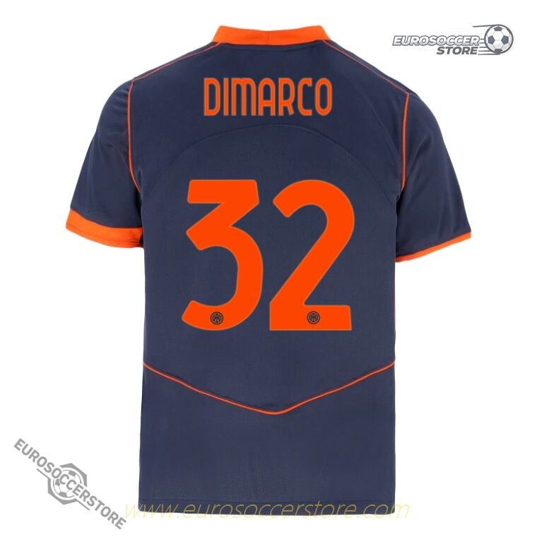 Inter Milan 25-26 Season Third Kit DIMARCO Number 32 Jersey