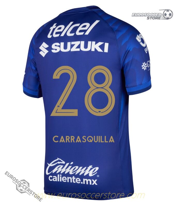 Away Jersey of CARRASQUILLA 28 for Pumas UNAM in the 25-26 Season