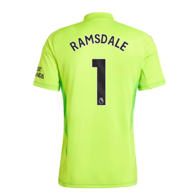 Durable Material Arsenal Arsenal Home Goalkeeper Shirt Yellow Rams...