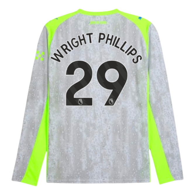 Man City Official Third Football Shirt 2025-20 Season Wright Philli...