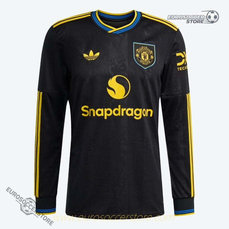 Manchester United 25-26 Third Long Sleeve Jersey with MARTINEZ 6