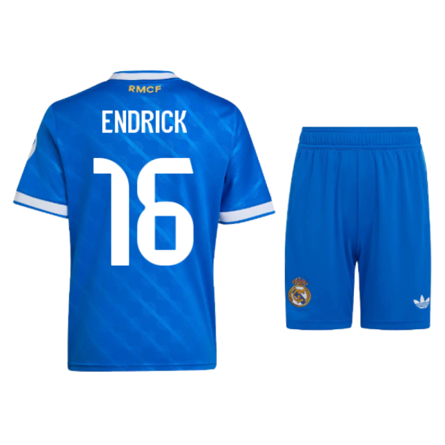2025-2026 Real Madrid Third Performance Football Shirt (Endrick 16)