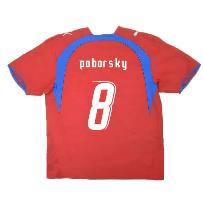 2006-2007 Czech Republic National Team Home Kit (Poborsky 8)
