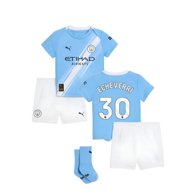 2025-2026 Man City Home Baby Kit (Echeverri 30)