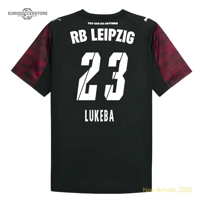 2025-2026 Red Bull Leipzig Third Shirt (lukeba 23) - Cost-effective