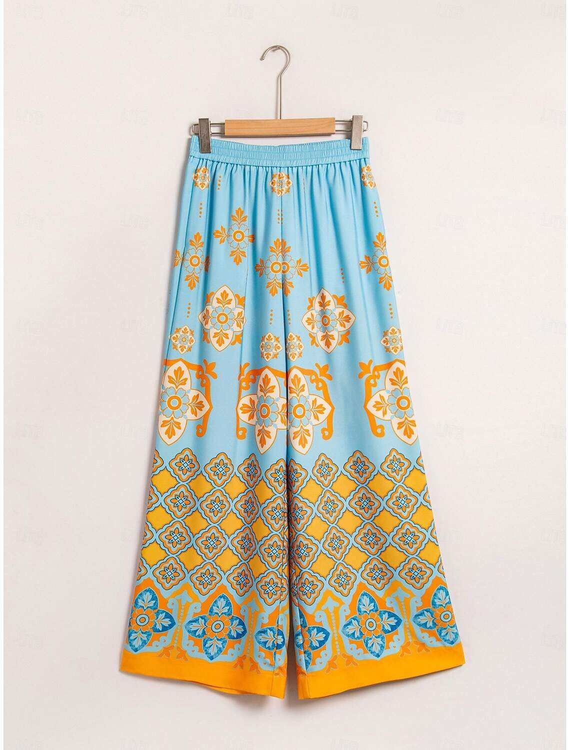 Satin Boho Double Slit Crew Neck Sleeveless Tank Top