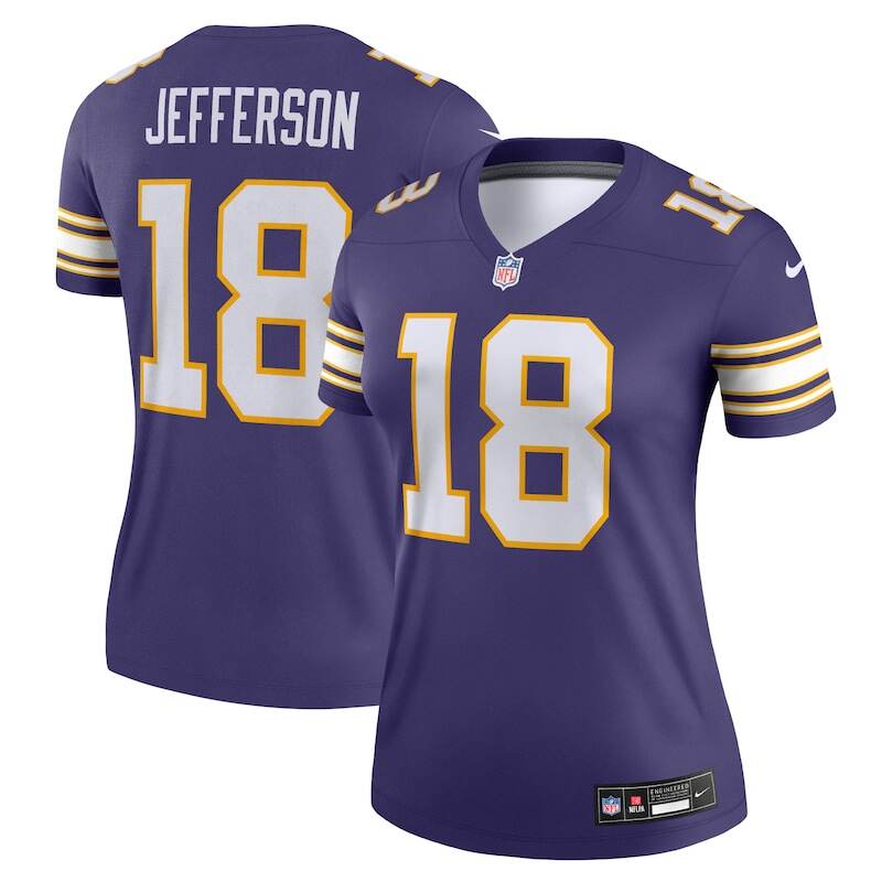 Justin Jefferson Minnesota Vikings Nike Women's Alternate Le...