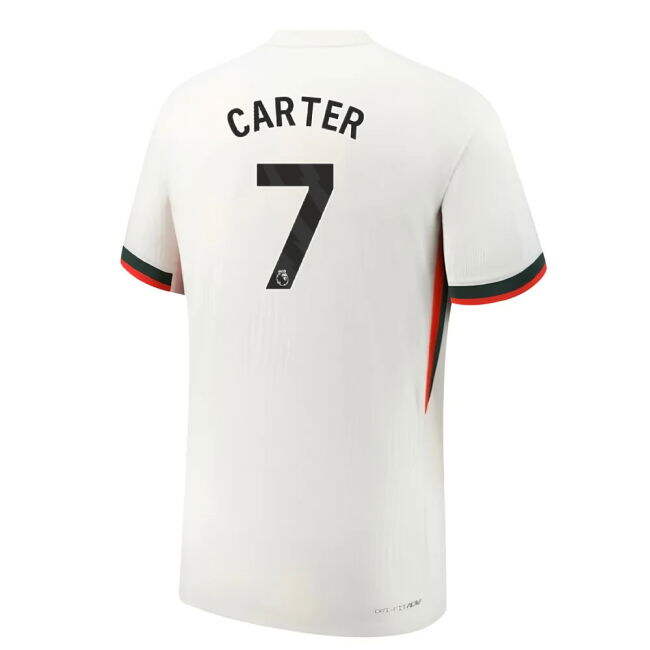 Carter 7 Updated Chelsea Away Game Jersey 2025-2026