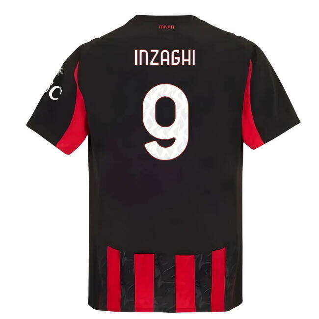2025-2026 ACM Home Shirt (Inzaghi 9) UV Protection Lightweight
