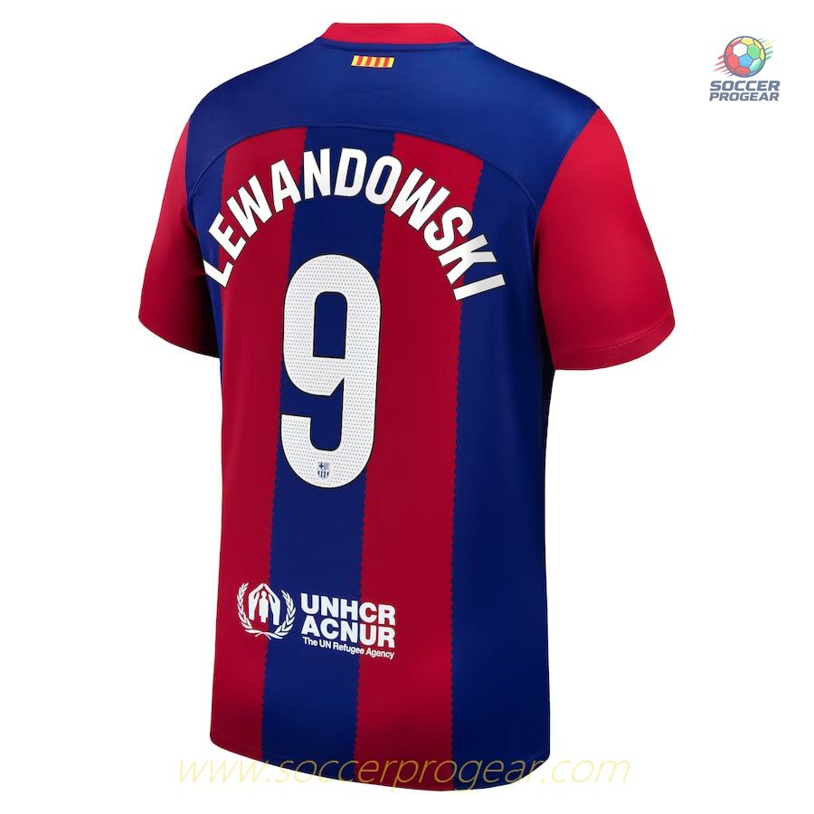 Barca Team Shirt 2023 2024 Home Lewandowski