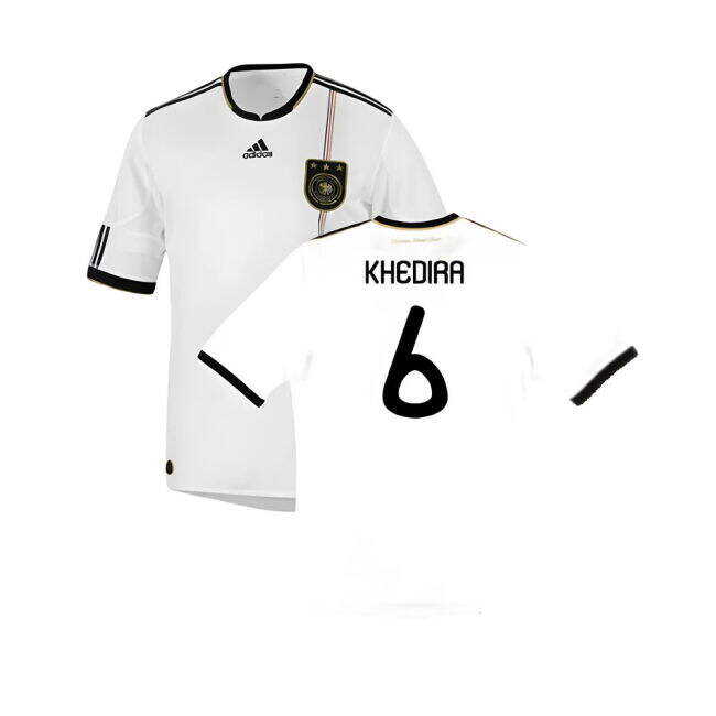 Convenient Germany 2010-11 Home Shirt ((Good) S) (KHEDIRA 6) Beautiful