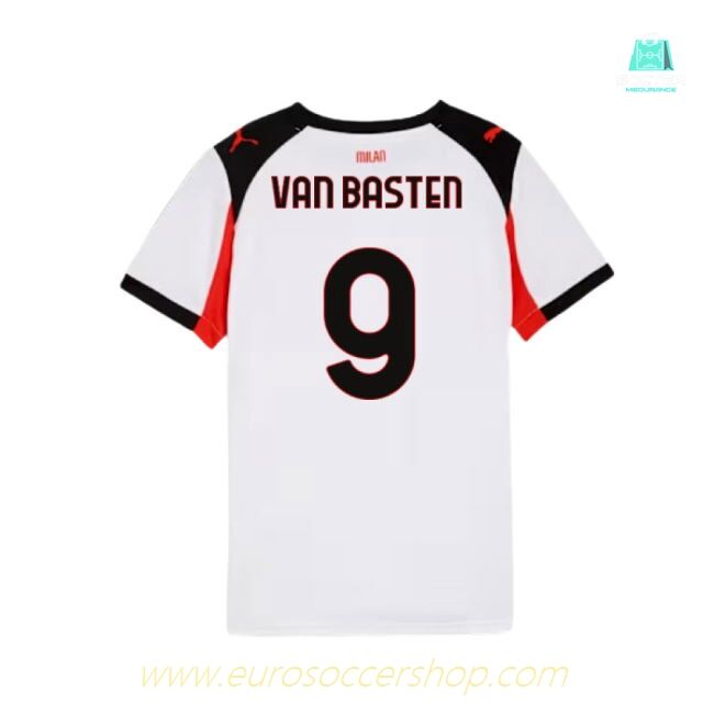 2025-2026 AC Milan Away Shirt (Kids) (Van Basten 9)