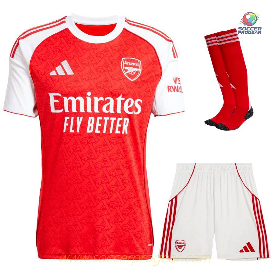 Arsenal Children Home Football Jersey Football Jersey 2025-2026 Season