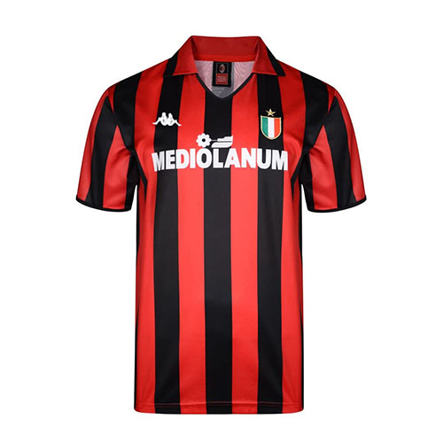Official AC Milan 8889 Home Retro Shirt - Official Replica 9476