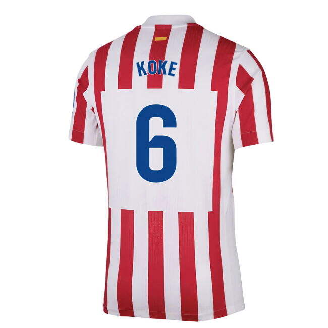 2025-2026 Genuina Camiseta Atlético Madrid Local - Hombres Con Koke 6