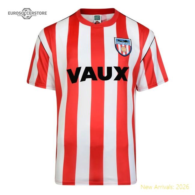 High-quality Score Draw Sunderland 1990 Retro Football Shirt (quinn 9)