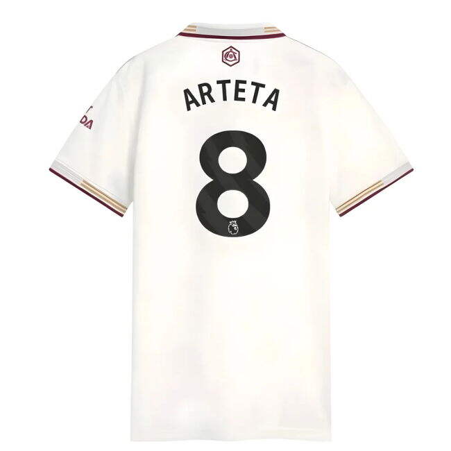 Arsenal 2025-20 Third Football Shirt with Arteta Printing L M Women S