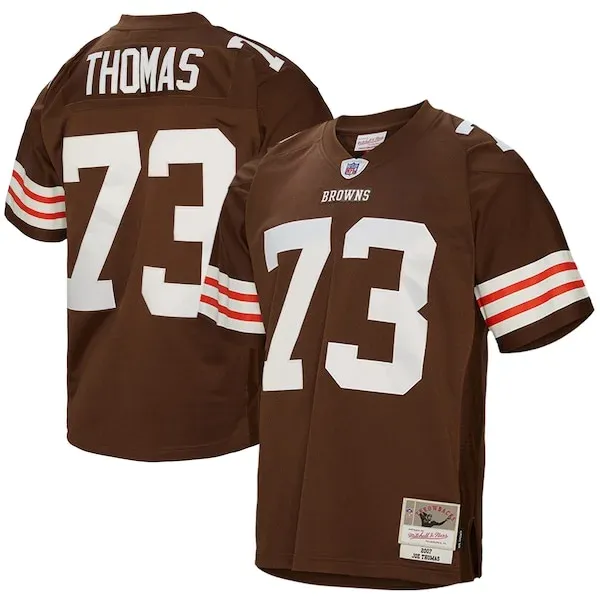 None Replica NFL Jersey - Brown | Performance Football Apparel