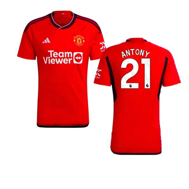 2023-2024 Man Utd Home Shirt (Antony 21) (Fan Favorite)