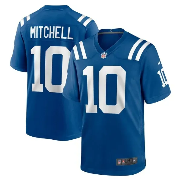 None Adonai Mitchell Game Jersey - Royal | NFL Player Jersey