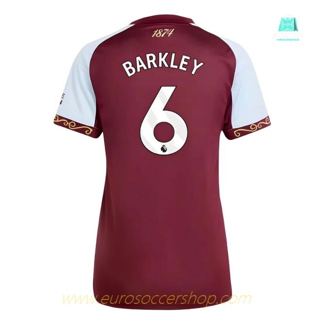 2025-2026 Aston Villa Home Shirt (Womens) (Barkley 6)