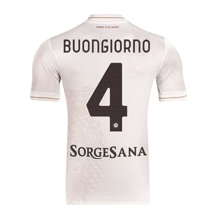 Napoli Away BUONGIORNO 4 Shirt 202526 - Official Replica 23125