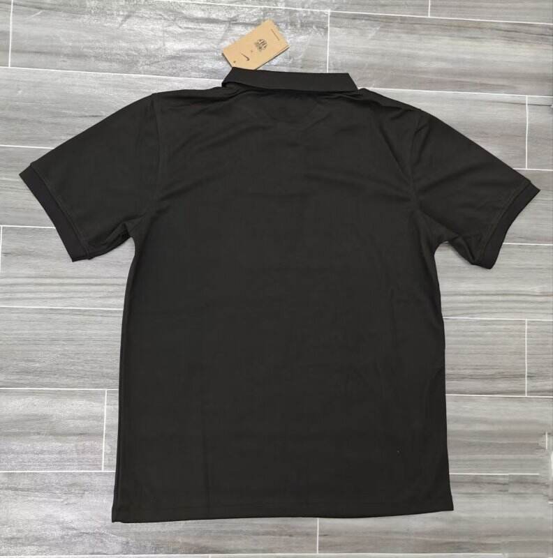 Authentic Quick Dry Barca 2526 Barcelona Black Polo Shirt
