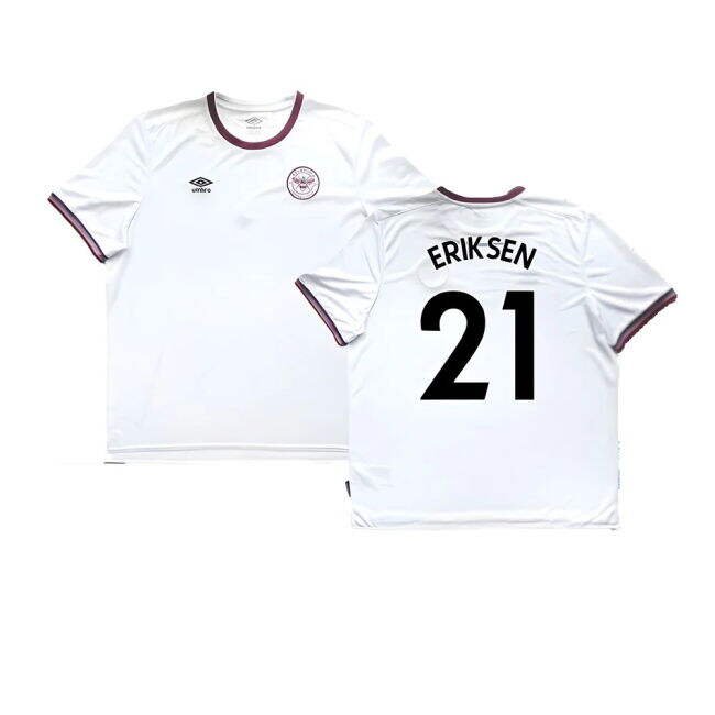 Brentford 2021-22 Third Shirt ((Excellent) 3XL) (ERIKSEN 21)